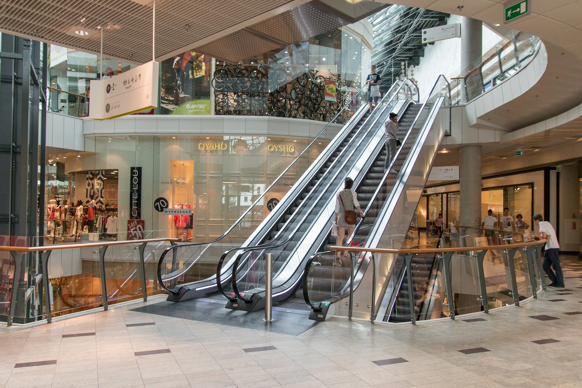Loja em shopping