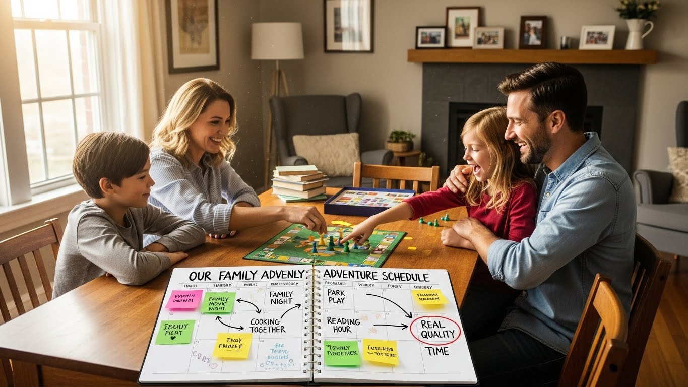 Como organizar a rotina familiar para ter mais tempo de qualidade (de verdade)